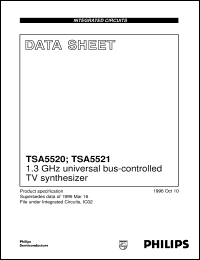 datasheet for TSA5521T/C4/M1 by Philips Semiconductors