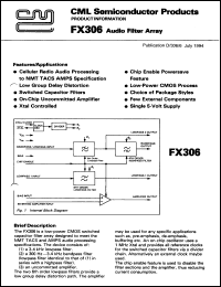 datasheet for FX306LG by Consumer Microcircuits Limited