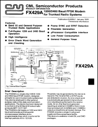datasheet for FX429AL1 by Consumer Microcircuits Limited