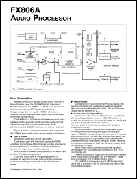 datasheet for FX806AJ by Consumer Microcircuits Limited