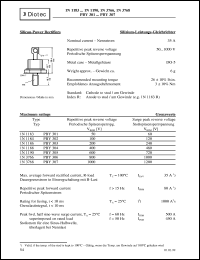 datasheet for 1N1183 RBY301 by Diotec Elektronische