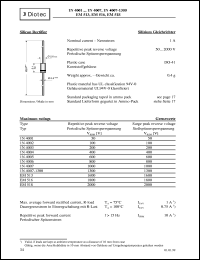 datasheet for 1N4005 by Diotec Elektronische