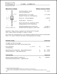 datasheet for 1N5345B by Diotec Elektronische