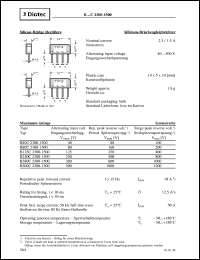 datasheet for B40C2300-1500 by Diotec Elektronische