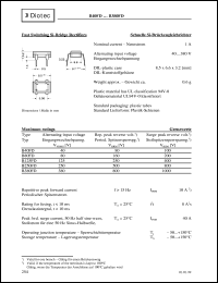 datasheet for B125FD by Diotec Elektronische