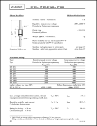 datasheet for BY251 by Diotec Elektronische