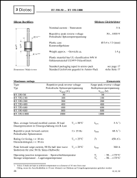 datasheet for BY550-1000 by Diotec Elektronische