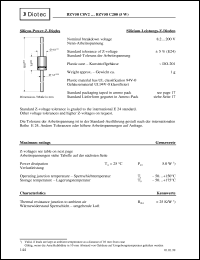 datasheet for BZV58C30 by Diotec Elektronische