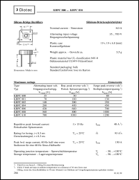 datasheet for KBPC808 by Diotec Elektronische