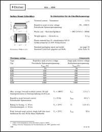 datasheet for S2A by Diotec Elektronische
