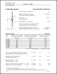 datasheet for UF4005 by Diotec Elektronische