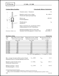 datasheet for UF5400 by Diotec Elektronische