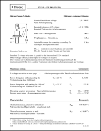 datasheet for ZX3.9 by Diotec Elektronische