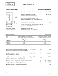 datasheet for KMSF70 by Diotec Elektronische