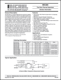 datasheet for MIC284-2BM by 