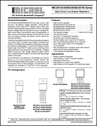 datasheet for MIC29150-3.3BT by 