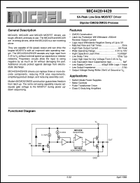 datasheet for MIC4420CT by 