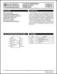 datasheet for SY100ELT23L by 