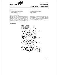 datasheet for HT1134A by Holtek Semiconductor Inc.