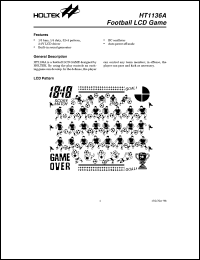 datasheet for HT1136A by Holtek Semiconductor Inc.