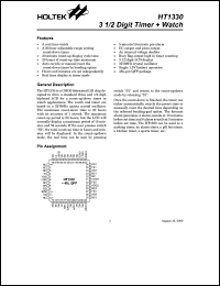 datasheet for HT1330 by Holtek Semiconductor Inc.