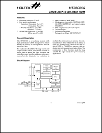 datasheet for HT23C020 by Holtek Semiconductor Inc.