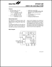 datasheet for HT23C128 by Holtek Semiconductor Inc.