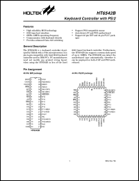 datasheet for HT6542B by Holtek Semiconductor Inc.