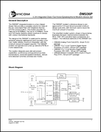 datasheet for DM6381F by Davicom Semiconductor