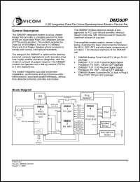 datasheet for DM6580L by Davicom Semiconductor
