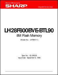 datasheet for LH28F800BVE-BTL90 by Sharp