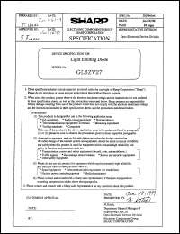 datasheet for GL6ZV27 by Sharp