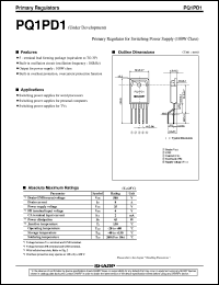 datasheet for PQ1PD1 by Sharp