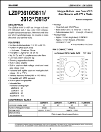 datasheet for LZ0P3610 by Sharp
