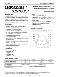datasheet for LZ0P3621 by Sharp