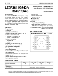 datasheet for LZ0P3641 by Sharp