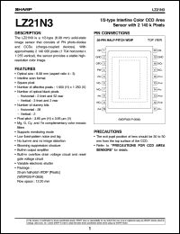 datasheet for LZ21N3 by Sharp