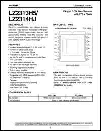 datasheet for LZ2314HJ by Sharp