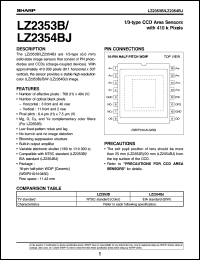 datasheet for LZ2354BJ by Sharp