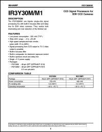 datasheet for IR3Y30M by Sharp