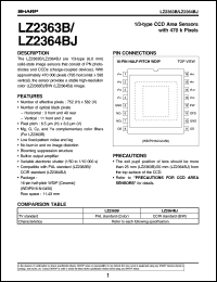 datasheet for LZ2363B by Sharp
