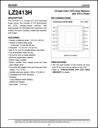 datasheet for LZ2413H by Sharp