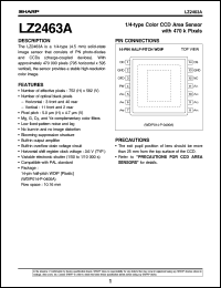 datasheet for LZ2463A by Sharp