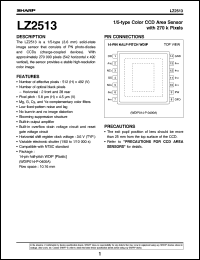datasheet for LZ2513 by Sharp