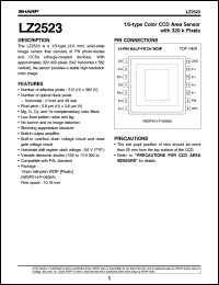 datasheet for LZ2523 by Sharp
