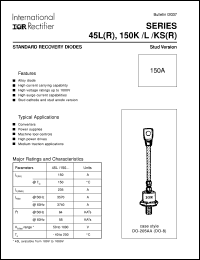 datasheet for 45LFR100 by International Rectifier