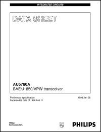 datasheet for AU5780A by Philips Semiconductors