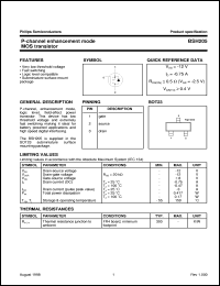 datasheet for BSH205 by Philips Semiconductors
