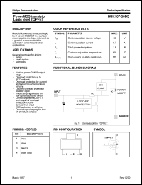 datasheet for BUK107-50DS by Philips Semiconductors