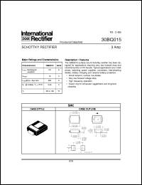 datasheet for 30BQ015 by International Rectifier